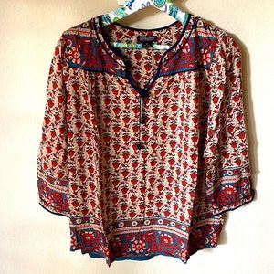 Lucky Brand tunic blouse shirt M